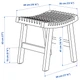 Табурет IKEA STACKHOLMEN, для саду, світло-коричневий морилка, 48х35х43 см, 204.114.25 - изображение 8