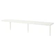 Полка з кронштейном IKEA BERGSHULT / TOMTHULT, білий, 120х20 см, 994.183.15 - изображение 1