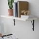 Полиця навісна IKEA BERGSHULT / KROKSHULT, білий, антрацит, 80х30 см, 493.260.78 - изображение 9