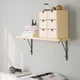 Полиця навісна IKEA TRANHULT / KROKSHULT, осика, 80х20 см, 993.363.29 - изображение 6
