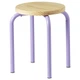 Табурет IKEA DOMSTEN, бузковий, сосна, 605.543.80 - изображение 2