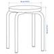 Табурет IKEA DOMSTEN, помаранчевий, сосна, 305.551.59 - зображення 7