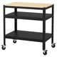 Візок IKEA BROR, чорний, соснова фанера, 85х55 см, 603.338.50 - изображение 2