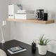 Полиця IKEA LACK навісна 110x26 см вибілений дуб 603.835.19 - зображення 11