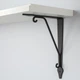 Полиця навісна IKEA TRANHULT / KROKSHULT, осика біла, 80х20 см, 393.363.32 - изображение 3