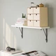 Полиця навісна IKEA TRANHULT / KROKSHULT, осика біла, 80х20 см, 393.363.32 - изображение 6