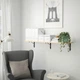 Полиця навісна IKEA TRANHULT / KROKSHULT, осика, 120х30 см, 293.363.23 - изображение 9