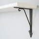 Полиця навісна IKEA BERGSHULT / KROKSHULT, білий, антрацит, 120х20 см, 593.260.54 - изображение 3