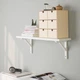 Полиця навісна IKEA TRANHULT / SANDSHULT, осика біла, 80х20 см, 393.260.93 - изображение 7