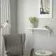 Полиця навісна IKEA TRANHULT / SANDSHULT, осика біла, 80х20 см, 393.260.93 - изображение 9
