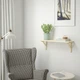 Полиця IKEA TRANHULT/SANDSHULT навісна 80x20 осика 693.260.96 - зображення 2