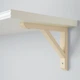 Полиця навісна IKEA BERGSHULT / SANDSHULT, білий, осика, 120х30 см, 593.260.25 - изображение 11