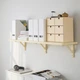 Полиця навісна IKEA TRANHULT / SANDSHULT, осика, 120х30 см, 993.260.90 - изображение 7