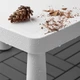 Стіл дитячий IKEA МАММУТ, начинки, зовні білий, 77 х 55 см, 503.651.77 - зображення 9
