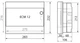 Корпус щита розподільний IP40 ETI DIDO-E ECM 12PO 1101015 біла дверка - зображення 2