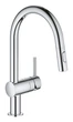 Смеситель для кухни с выдвижным изливом Grohe Minta (32321002) - изображение 1