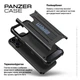 Чехол для Samsung Galaxy A24 4G (A245), Panzer, Черный, противоударный, бронированный, милитари, панель-накладка, защита всего корпуса, защита дисплея и камеры, термополиуретан (TPU) + поликарбонат (PC), ArmorStandart (ARM70777) - изображение 4