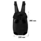Рюкзак- кенгуру для животных Lesko DT854 Black L - изображение 7