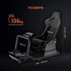 Геймерское игровое кресло с кокпитом GamePro RS167 с креплением для руля и педалей Black - изображение 10