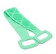 Силіконова масажна мочалка для тіла зелена - зображення 3