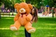 М'яка іграшка Плюшевий ведмедик My Best Friend Томми 150 см Карамельний - зображення 1