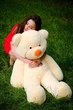М'яка іграшка Плюшевий ведмедик My Best Friend Рафаель 120 см Персиковий - зображення 2