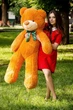 Мягкая игрушка Плюшевый мишка My Best Friend Рафаэль 140 см Карамельный - изображение 1