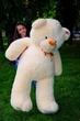 М'яка іграшка Плюшевий ведмідь My Best Friend Ветли 200 см Персиковий - зображення 2
