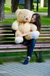 Мягкая игрушка Плюшевый мишка My Best Friend Томми 100 см Персиковый - изображение 11