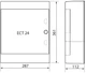 Корпус щита распределительный наружный IP40 ETI DIDO-E ECT 24PO 1101008 белая дверка - изображение 2