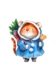 Открытка Cardsforsoul Тигр с леденцом 10,5 X 14,8 cм - изображение 1