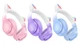Наушники беспроводные полноразмерные Hoco W42 Cat Ear с подсветкой бордовые - изображение 1