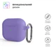 Чехол Armorstandart TPU Hang для кейса наушников Apple AirPods 3 Purple (ARM60317) - изображение 2