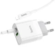 Адаптер мережевий Hoco Type-C to Lightning cable rapido charger set C80A |1USB/1Type-C, QC/PD, 20W, 3A| білий - зображення 4