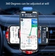 Держатель Auto open-close Transparent Wireless Charger XYJ A6 |15W, RGB| черный Без бренда - изображение 6