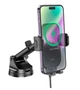 Держатель HOCO Journey wireless fast charging Car holder (center console) HW5 черный - изображение 2