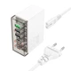 Адаптер сетевой Hoco Fuerza six-port charger N36 |3USB/3Type-C, 65W/3A, PD/QC| черный - изображение 1
