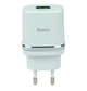 Адаптер мережевий Hoco Smart FCP / AFC C12Q |1USB, 3A, 18W, QC3.0| білий - зображення 1