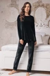 Пижама: джемпер и брюки Lormar 44(M) Чёрный (Nero) (81736) - изображение 1