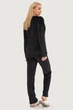 Пижама: джемпер и брюки Lormar 44(M) Чёрный (Nero) (81736) - изображение 3