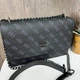 Женская мини сумочка клатч Guess черная на плечо стильная сумка на цепочке эко-кожа - изображение 6