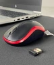 Мышь Logitech M185 Wireless, Black/Red, Refurbished - изображение 5