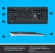 Комплект бездротовий Logitech MK540 Combo Wireless, Black, Refurbished - зображення 3