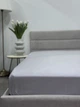 Простынь на резинке Ecotton 160х200 Light Grey Полисатин (2100024564002) - изображение 1