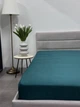 Простынь на резинке Ecotton 160х200 Dark Green Полисатин (2100024566006) - изображение 2