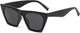 Очки женские солнцезащитные большие Wayfarer Черные - изображение 1