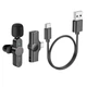 Мікрофон петличний BOROFONE BFK12 Trophy lavalier wireless digital microphone Type-C Black - зображення 5