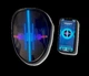 Led маска з Bluetooth APP керованою програмою shining mask - изображение 7