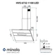 Витяжка декоративна Minola HVS 6732 BL 1100 LED - зображення 13
