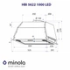 Вытяжка полновстраиваемая Minola HBI 5622 BLF 1000 LED - изображение 10